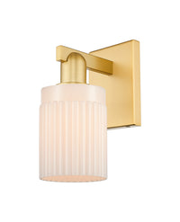 Arcadia Sconce Cast Brass Steel Glass