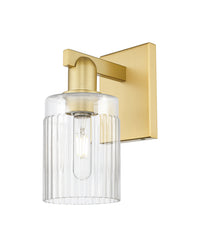 Arcadia Sconce Cast Brass Steel Glass