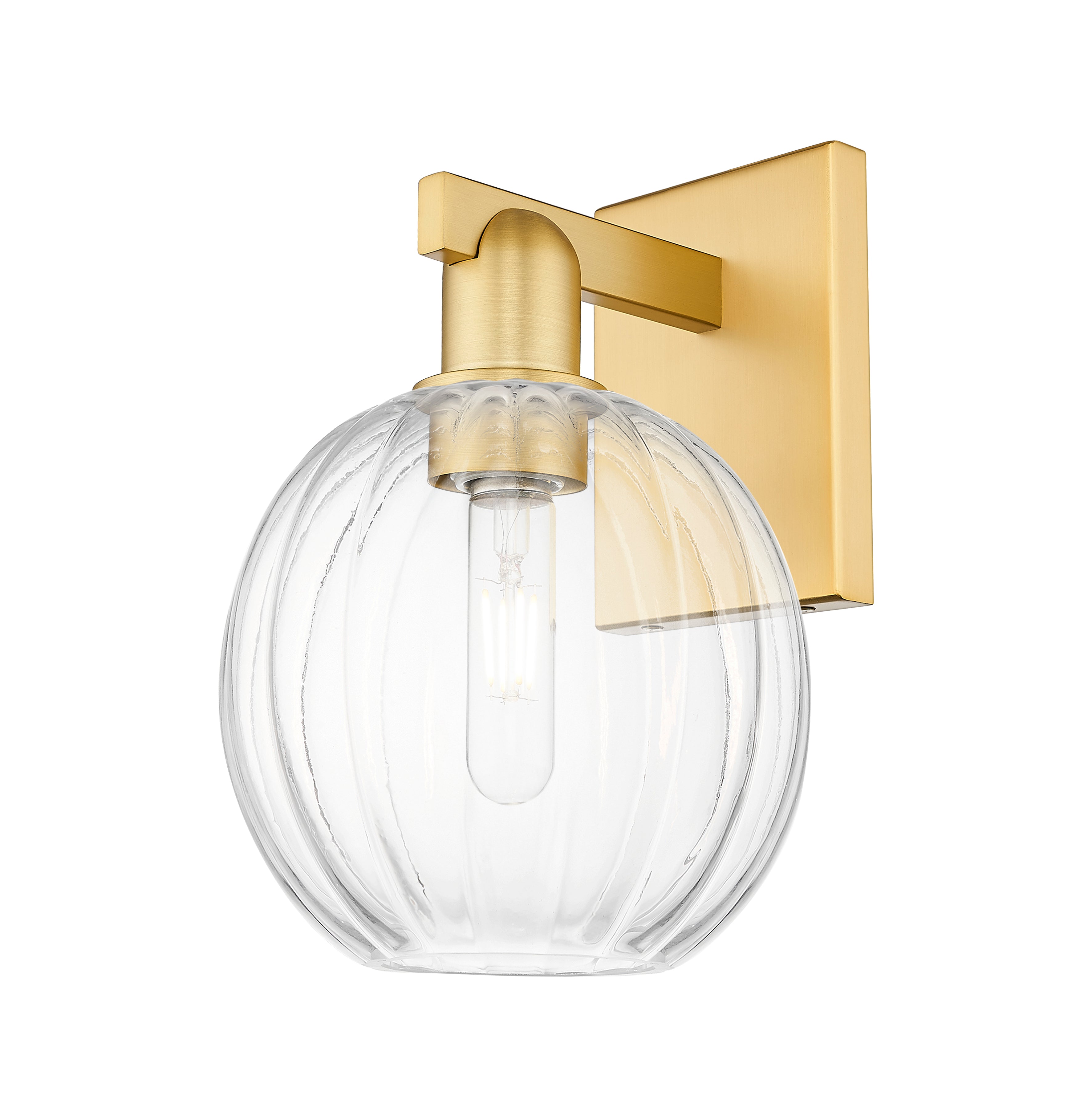 Arcadia Sconce Cast Brass Dimmable