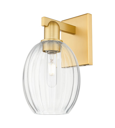 Arcadia Sconce Cast Brass Glass Steel