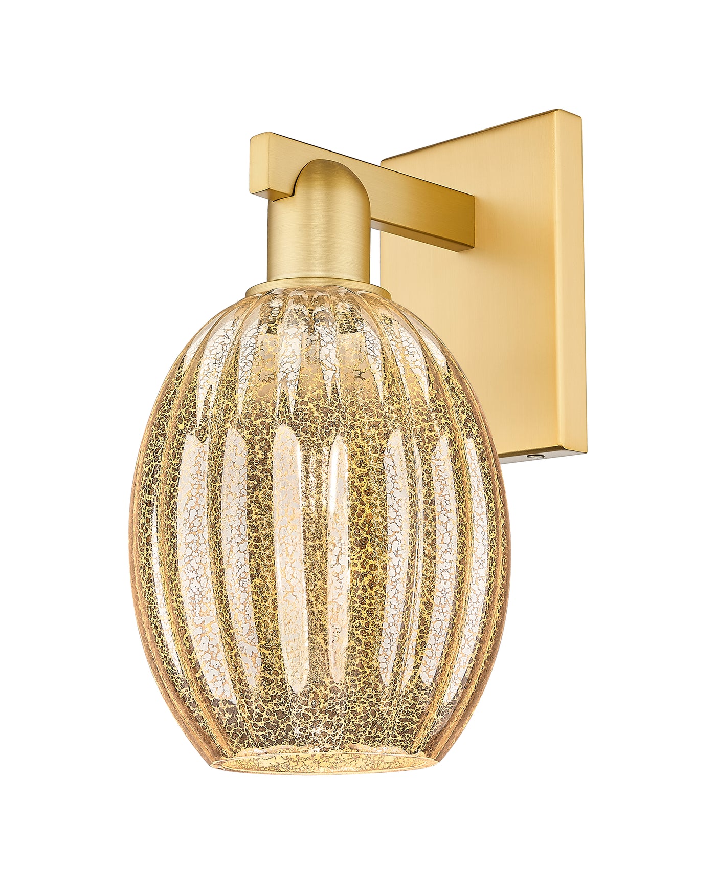 Arcadia Sconce Cast Brass Glass Steel
