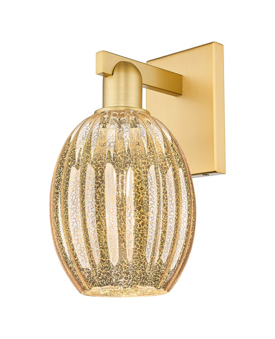 Arcadia Sconce Cast Brass Glass Steel