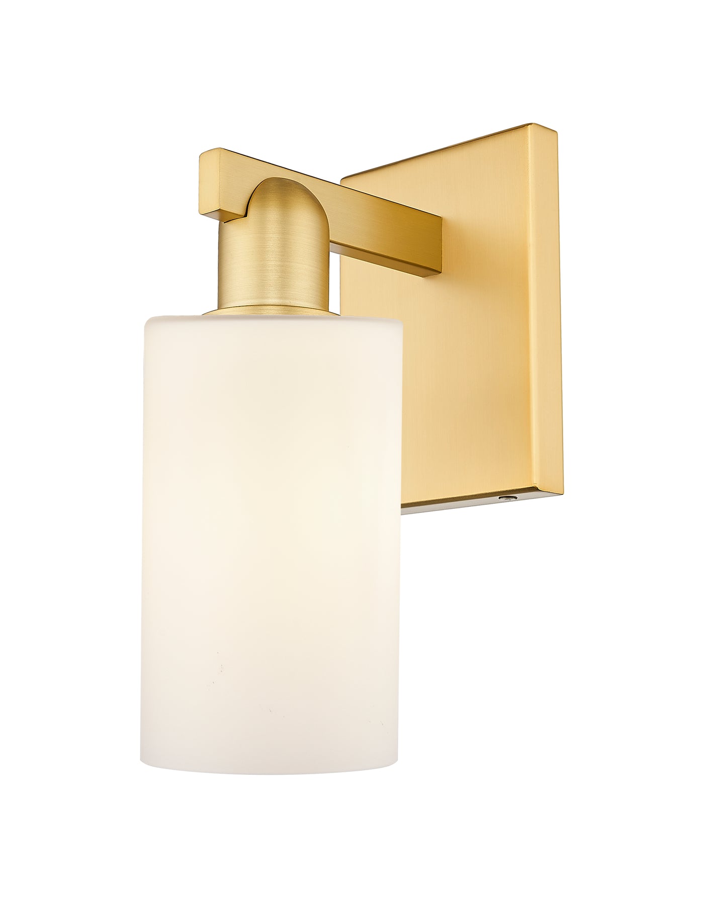 Arcadia Sconce Cast Brass Modern Glass