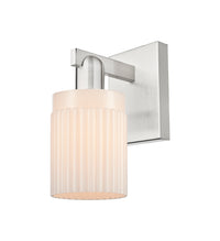 Arcadia Sconce Cast Brass Steel Glass