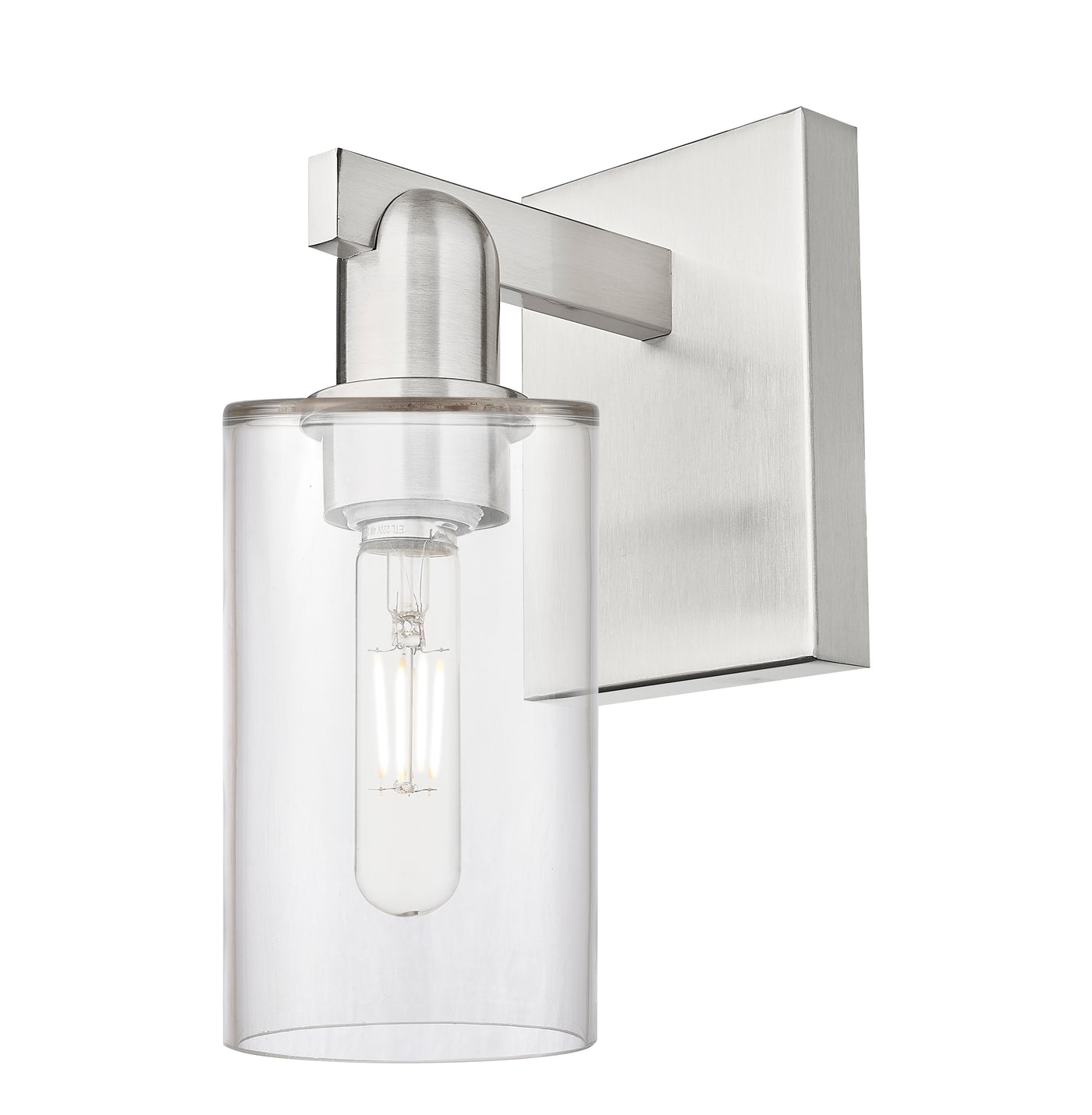 Arcadia Sconce Cast Brass Modern Glass