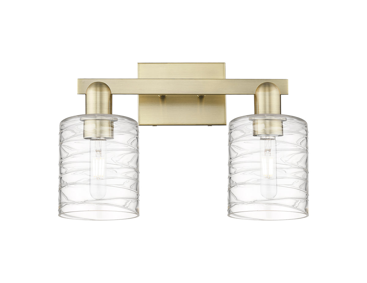 Cobbleskill 16-Inch 2-Light Bath Vanity Light Dimmable