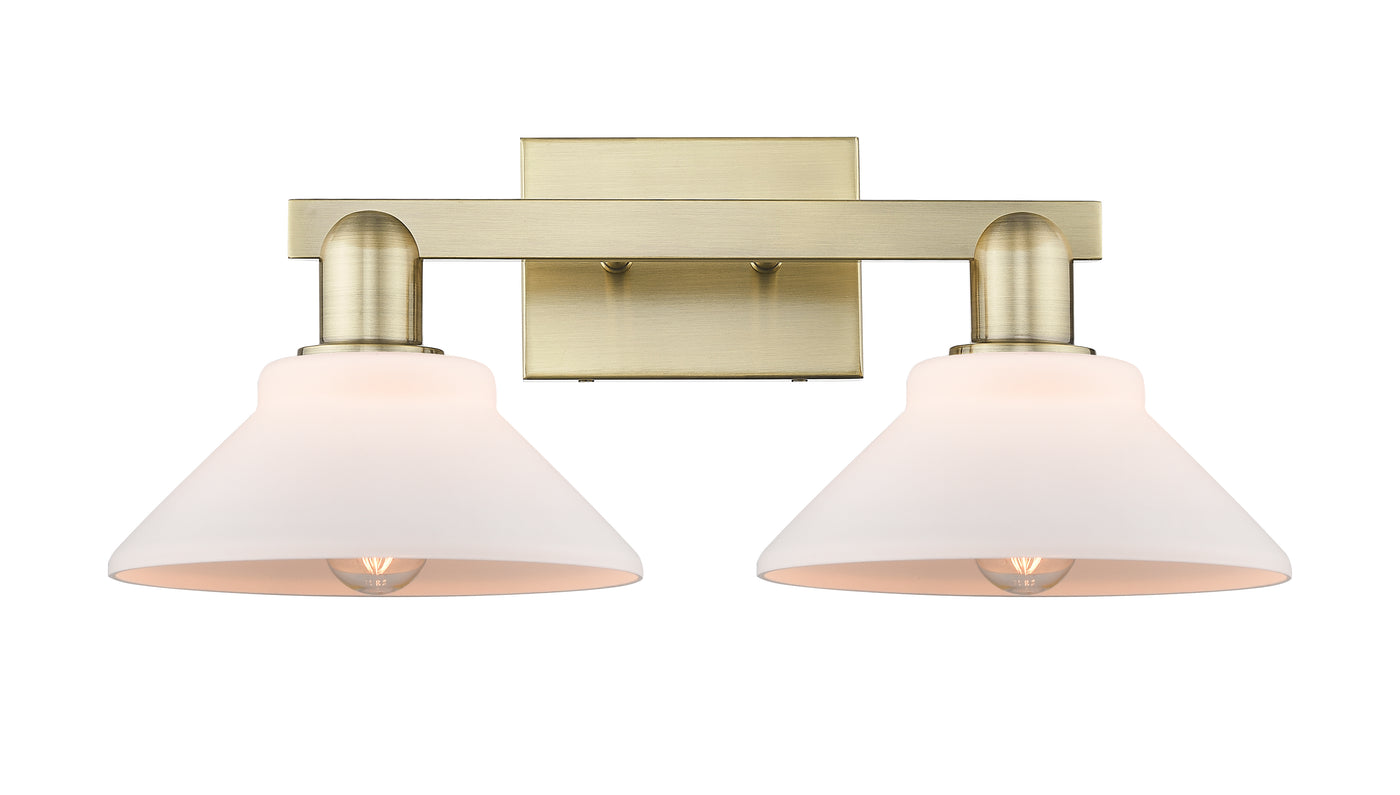 Arcadia Bath Vanity Light Cast Brass