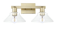 Arcadia Bath Vanity Light Cast Brass