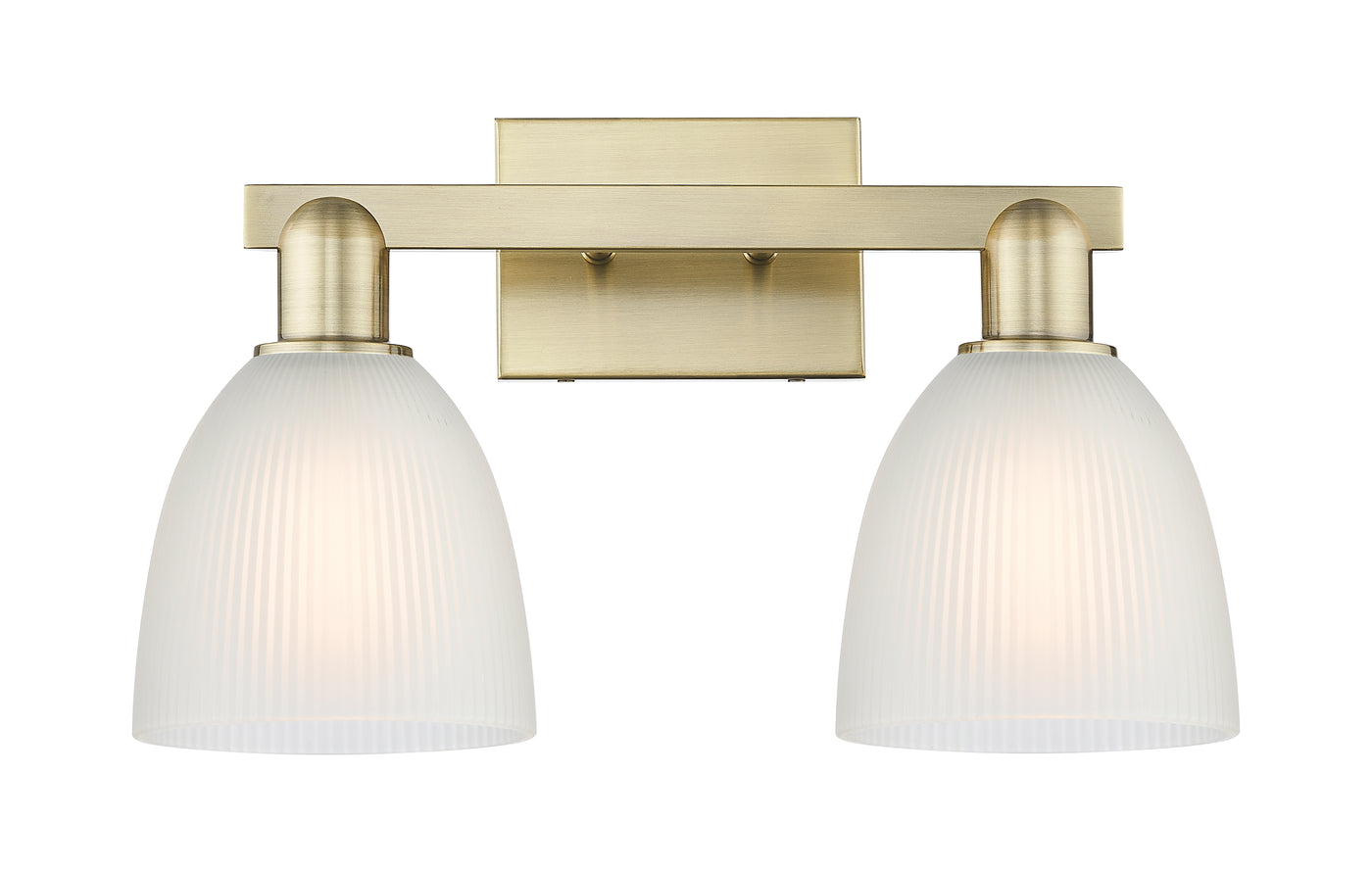 Arcadia Bath Vanity Light Cast Brass Finish
