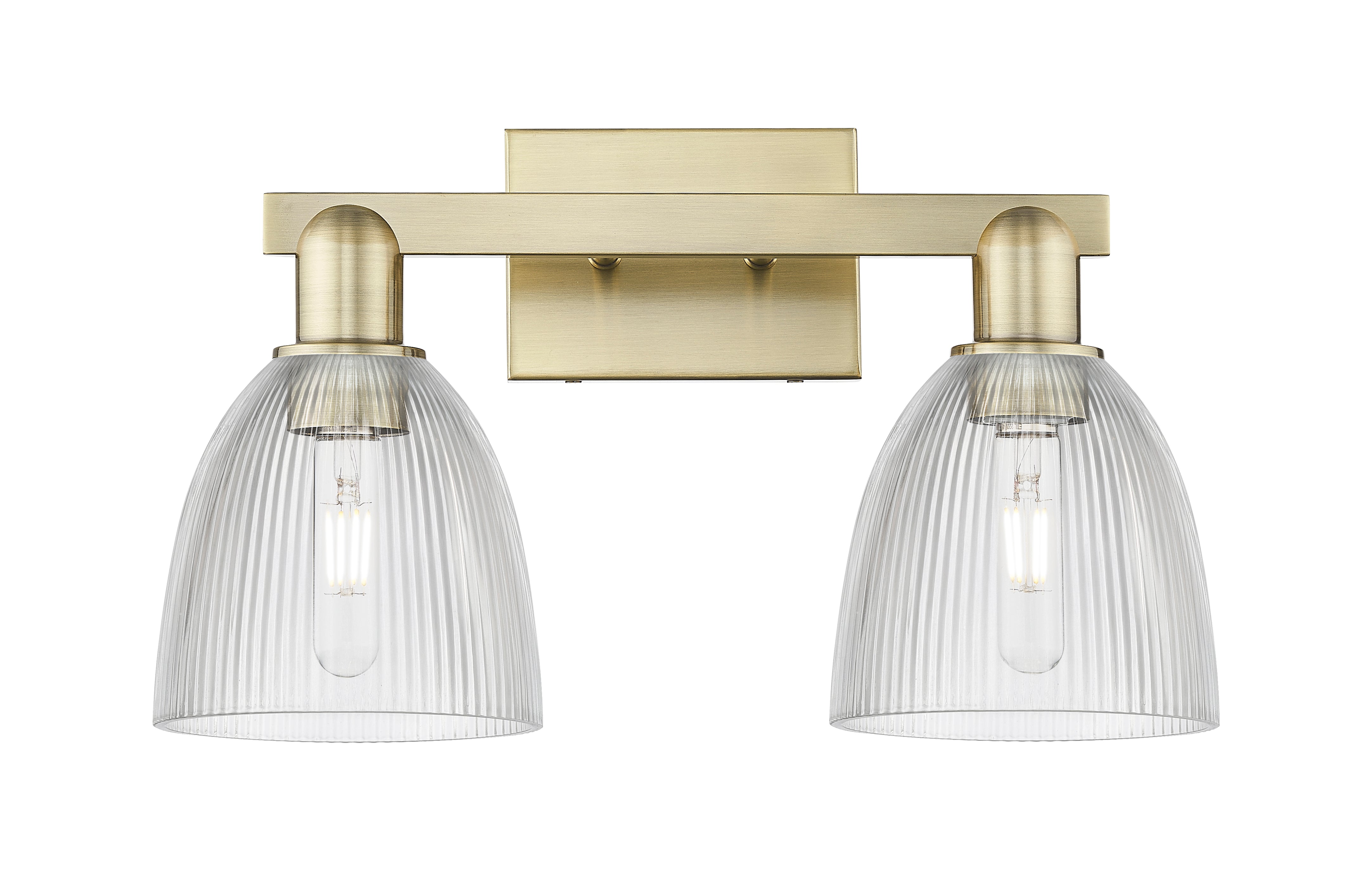 Arcadia Bath Vanity Light Cast Brass Finish