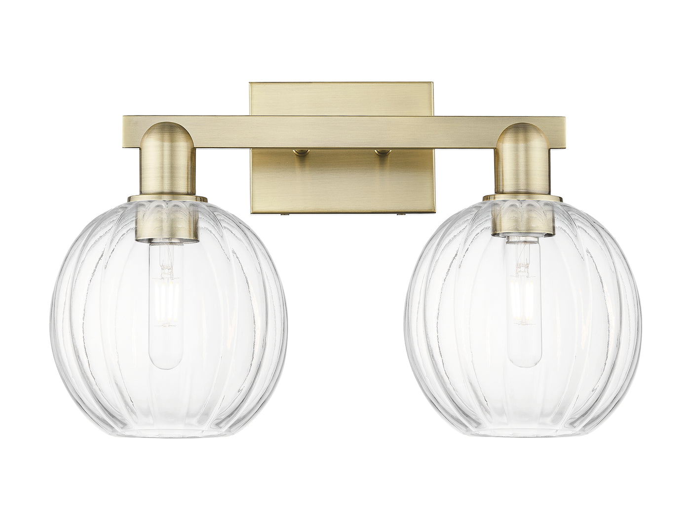 Arcadia Bath Vanity Light Cast Brass Steel