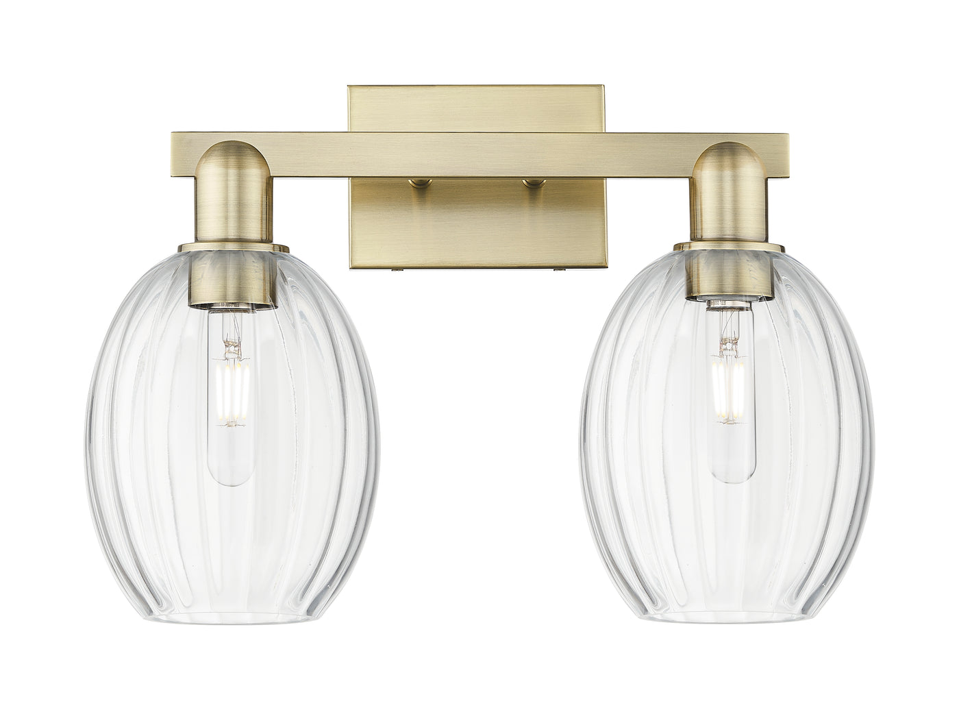 Arcadia Bath Vanity Light Cast Brass