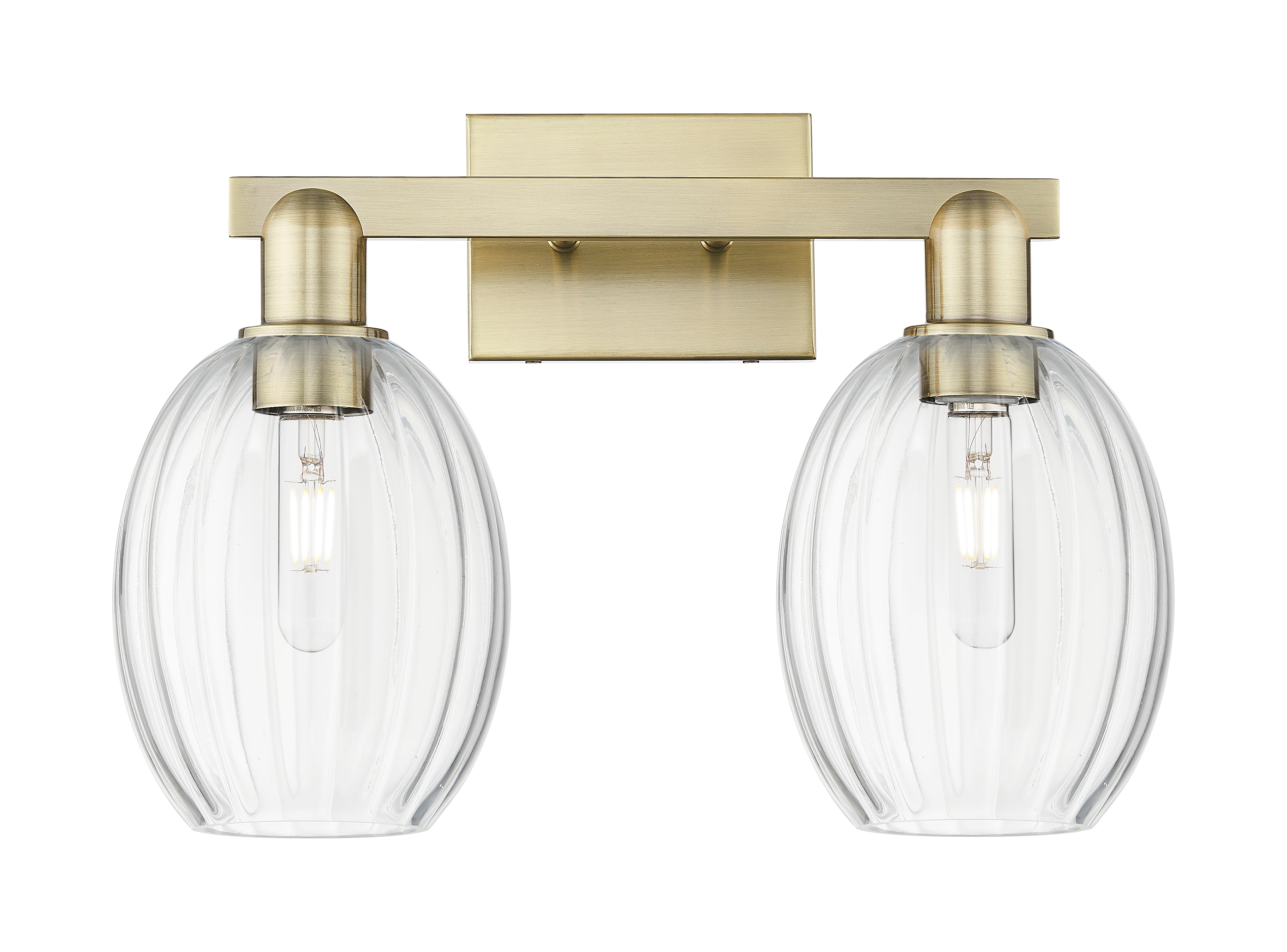 Arcadia Bath Vanity Light Cast Brass
