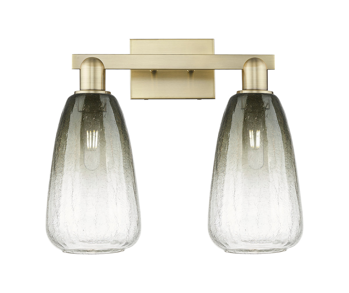 Brookhaven Almond 16-Inch 2-Light Bath Vanity Light 14.75-Inch High