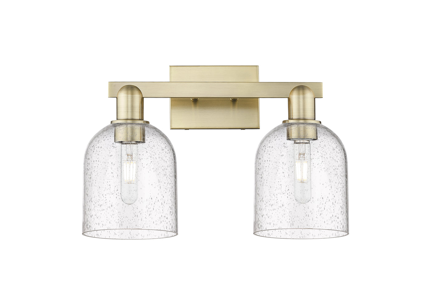Arcadia Bath Vanity Light Cast Brass Finish