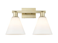 Arcadia Bath Vanity Light Cast Brass Finish