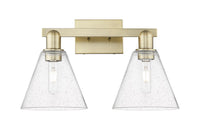 Arcadia Bath Vanity Light Cast Brass Finish