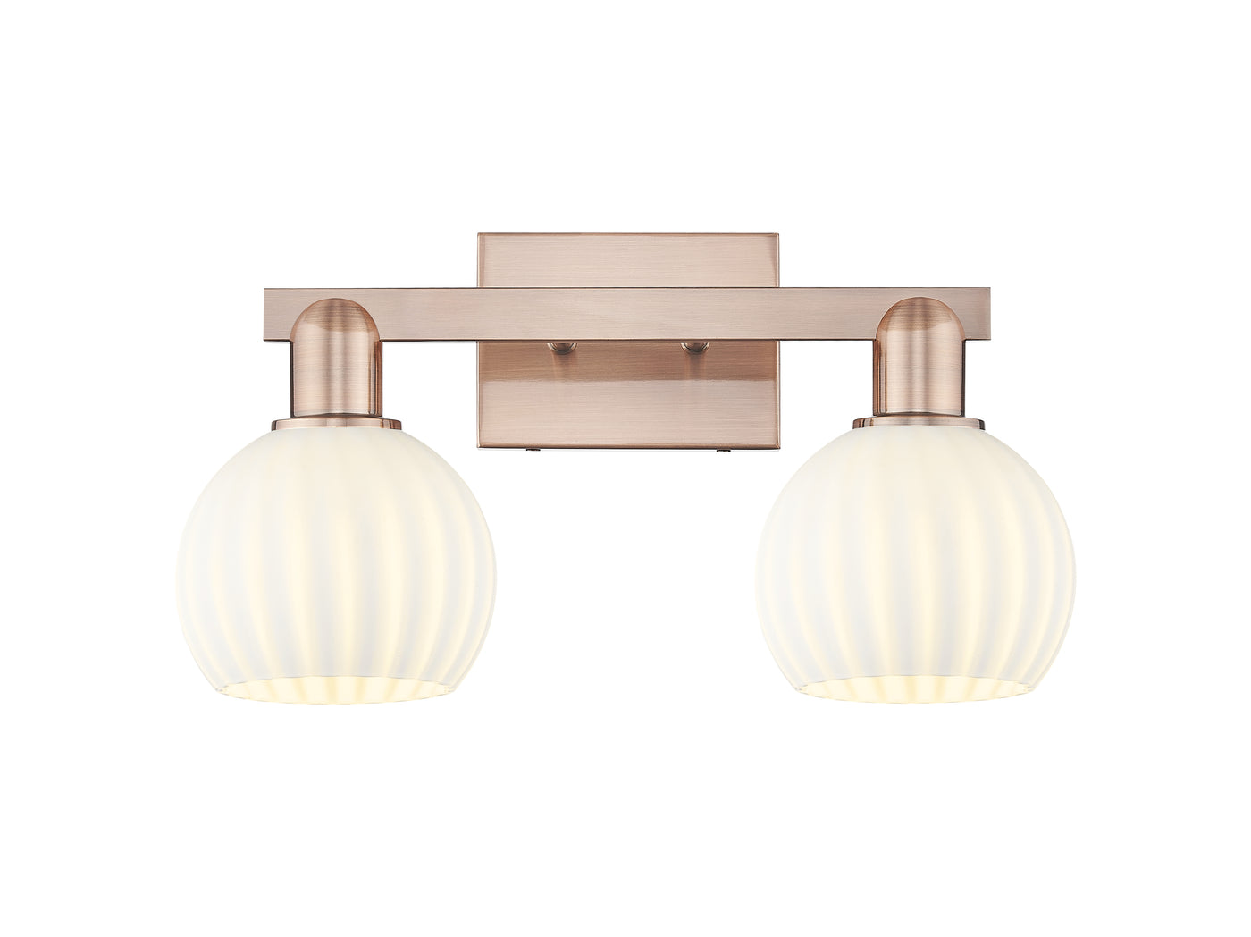Arcadia Bath Vanity Light Steel Brass 19 Inch