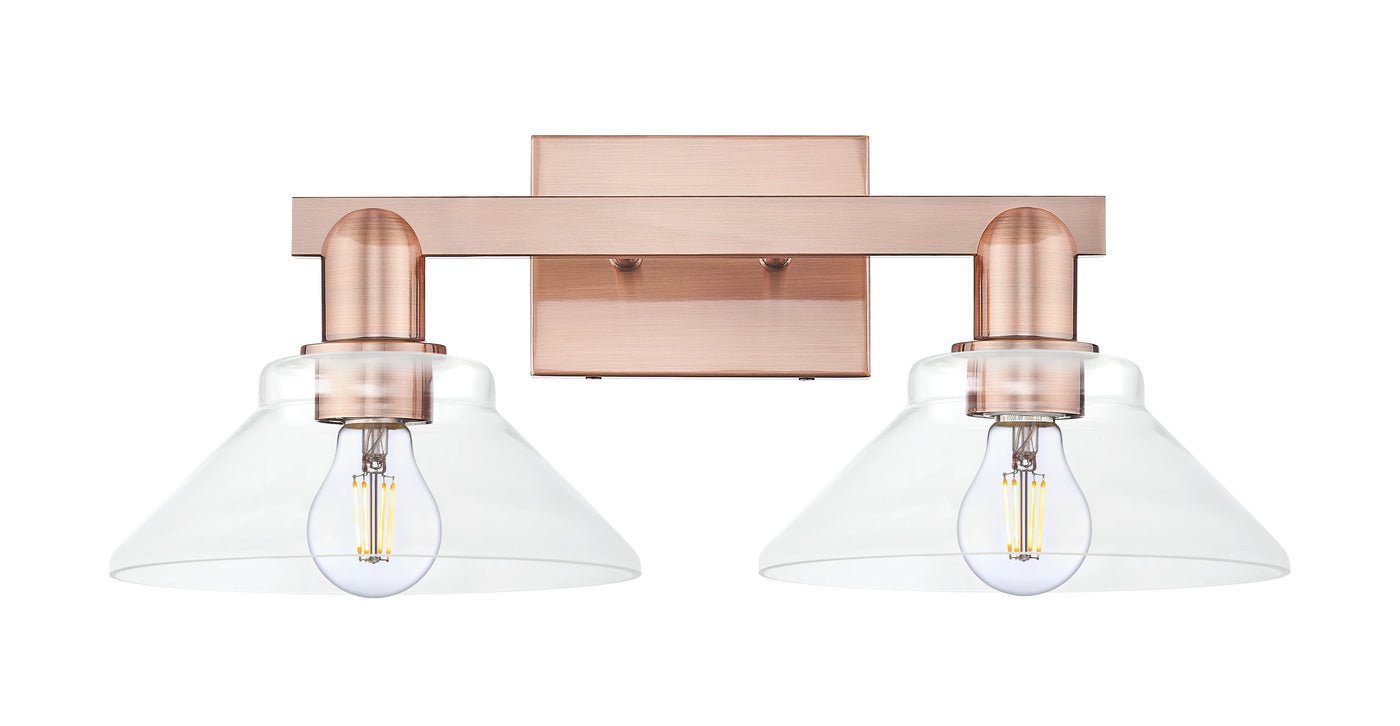 Arcadia Bath Vanity Light Cast Brass