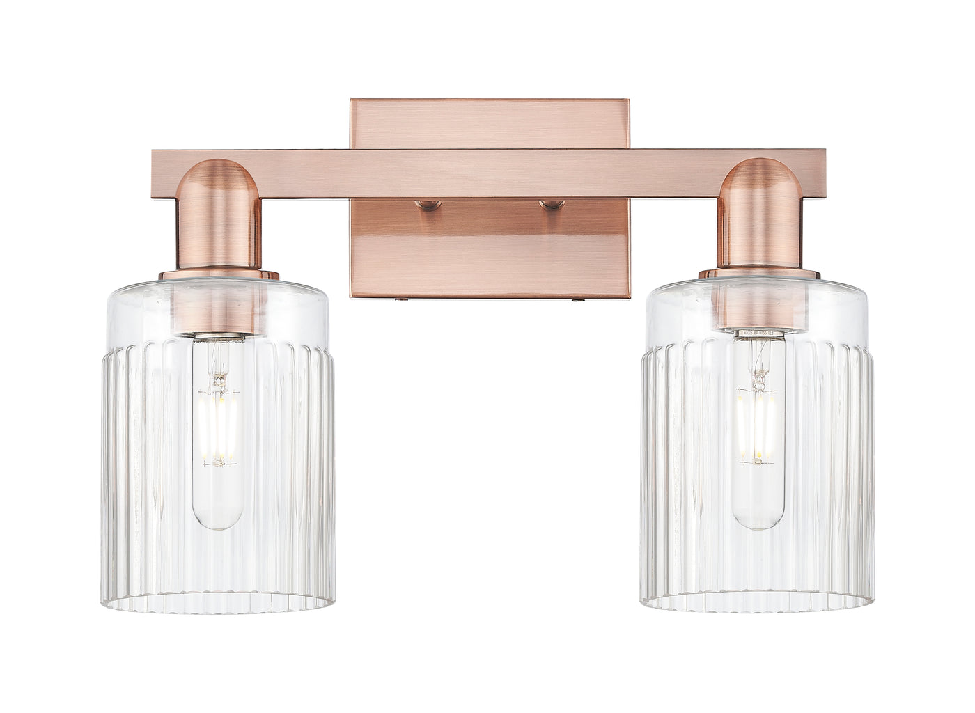 Arcadia Bath Vanity Light Cast Brass Finish