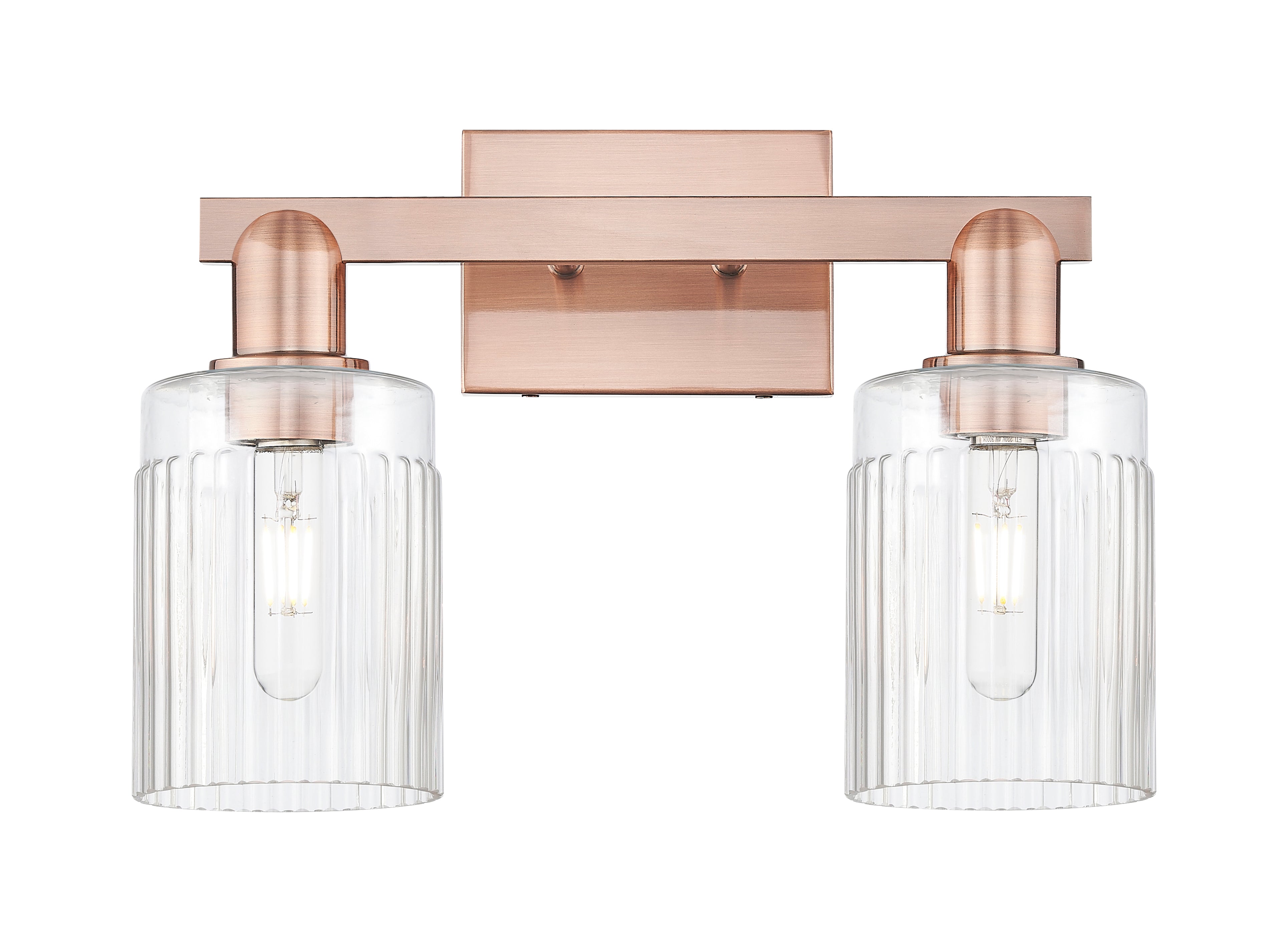 Arcadia Bath Vanity Light Cast Brass Finish
