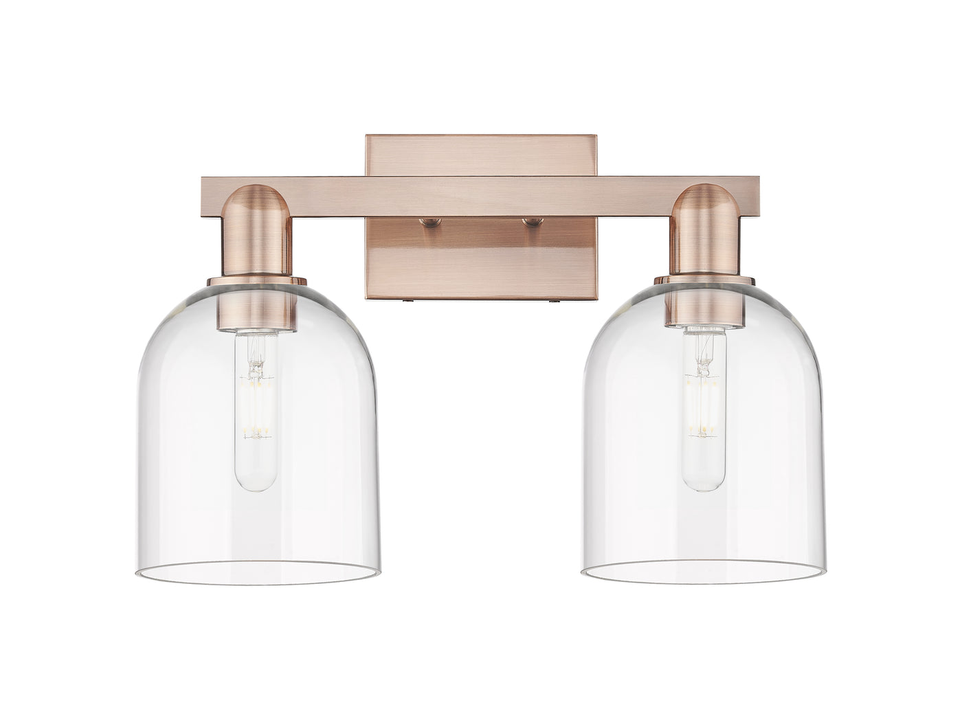 Arcadia Bath Vanity Light Cast Brass Finish