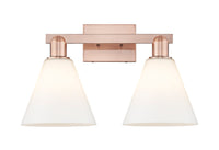 Arcadia Bath Vanity Light Cast Brass Finish