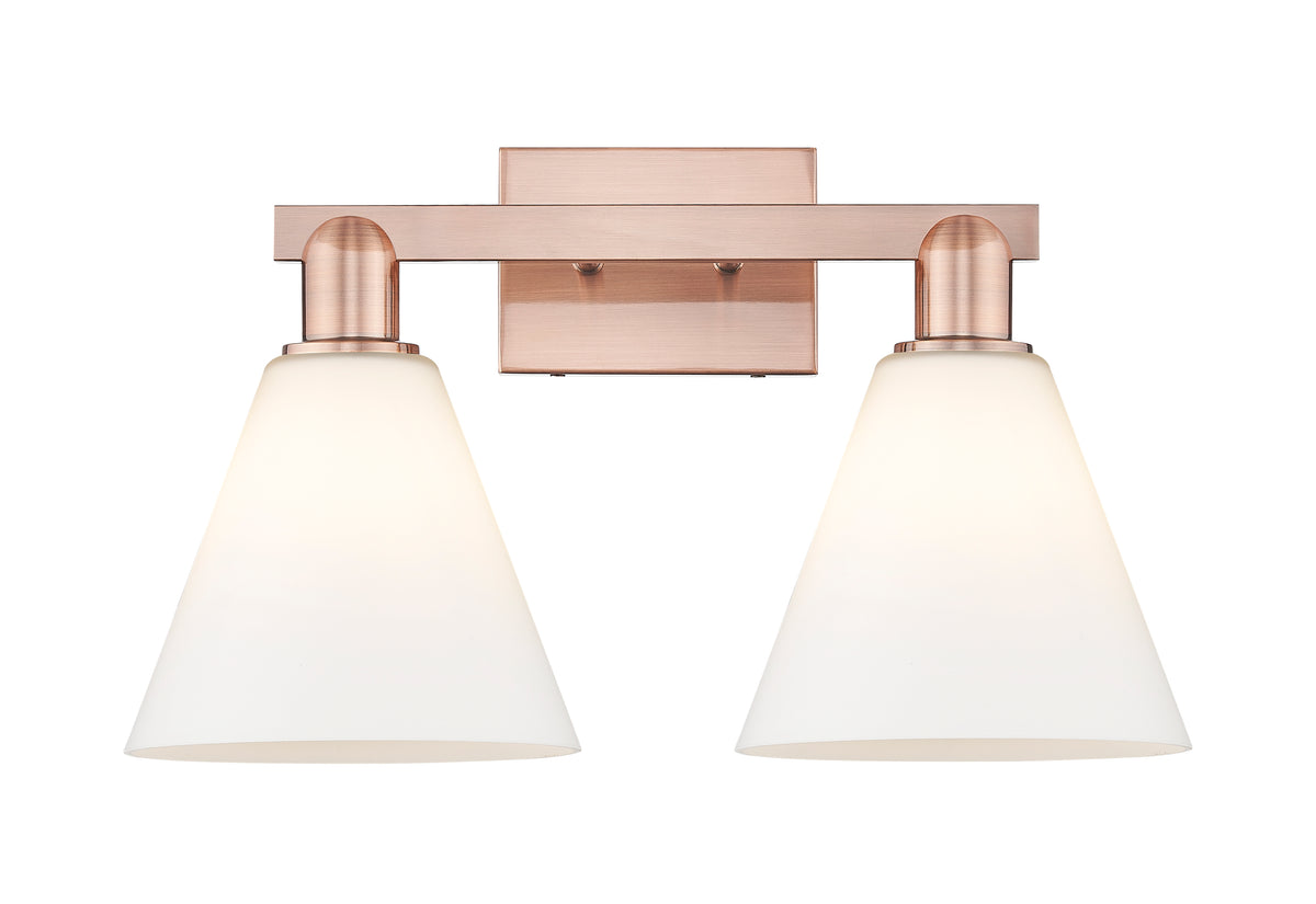 Berkshire Glass 19-Inch 2-Light Bath Vanity Light