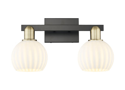 Arcadia Bath Vanity Light Steel Brass 19 Inch