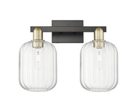 Arcadia Bath Vanity Light Cast Brass Glass