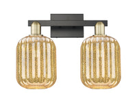 Arcadia Bath Vanity Light Cast Brass Glass