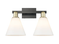 Arcadia Bath Vanity Light Cast Brass Finish