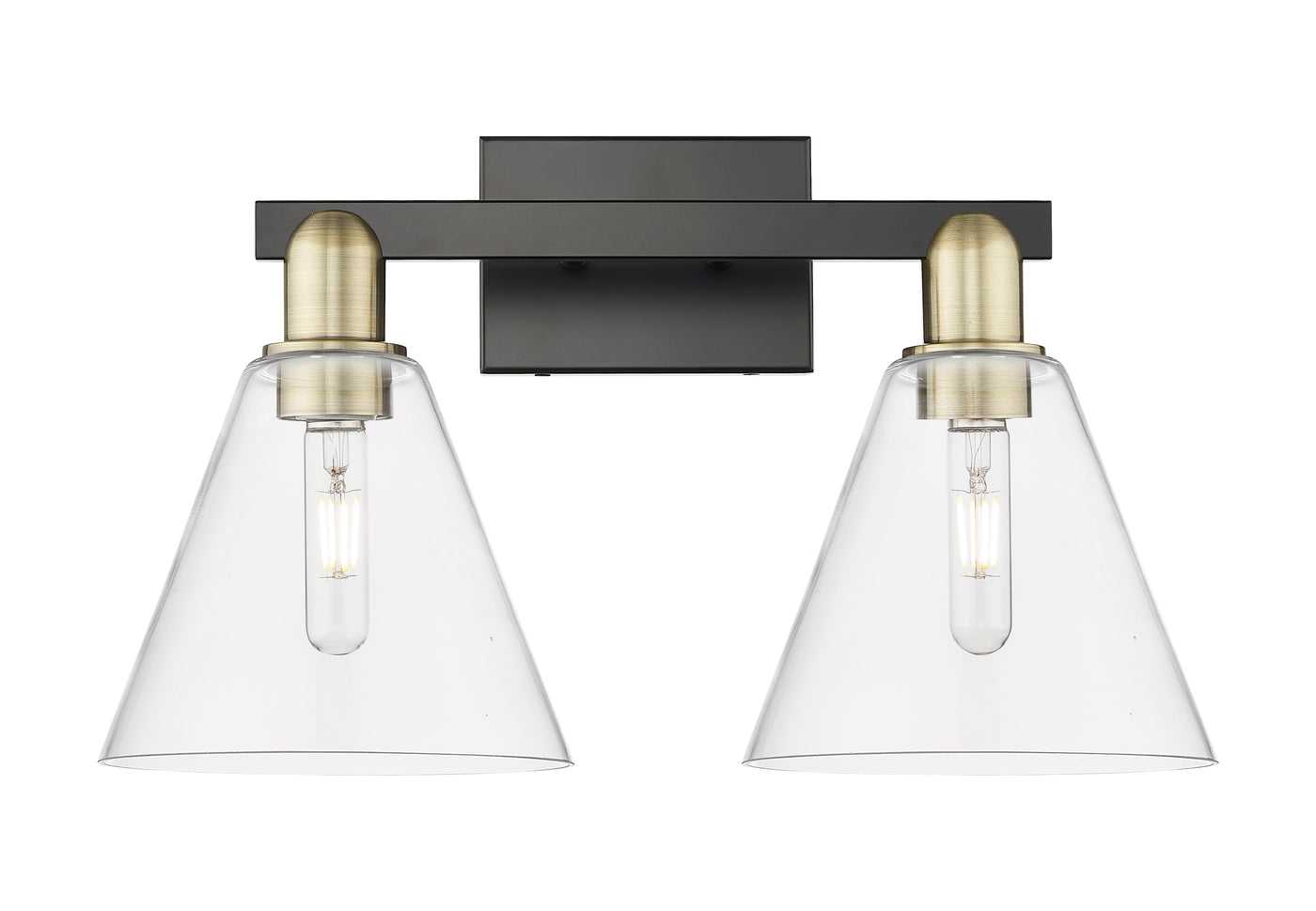 Arcadia Bath Vanity Light Cast Brass Finish