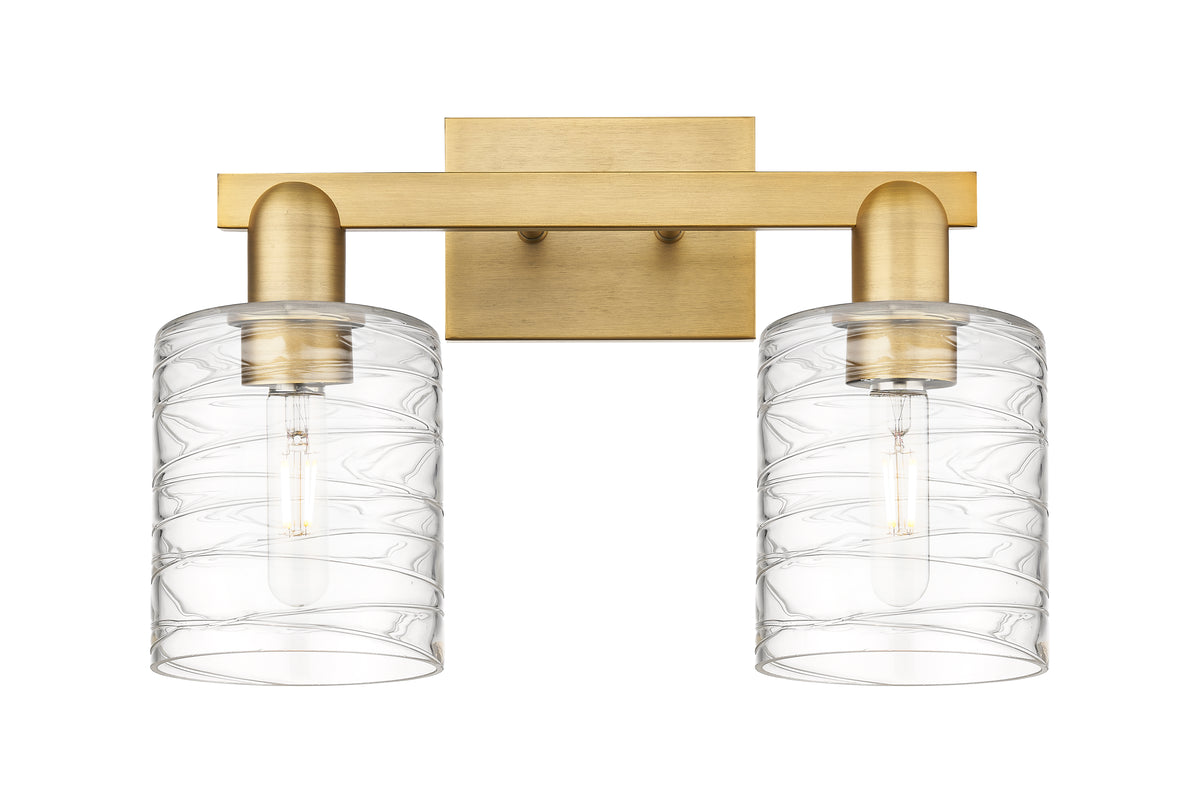 Cobbleskill 16-Inch 2-Light Bath Vanity Light Dimmable