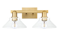 Arcadia Bath Vanity Light Cast Brass