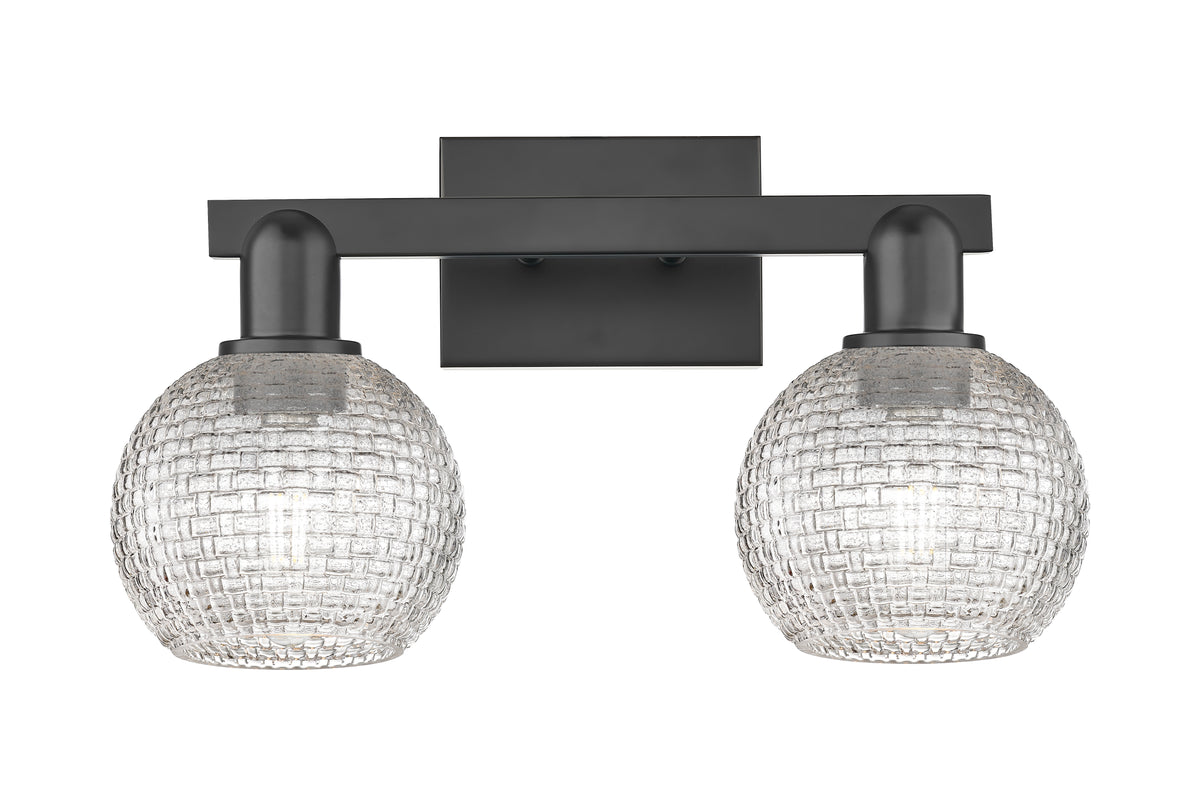 Athens 17-Inch 2-Light Bath Vanity Light 9.875-Inch High