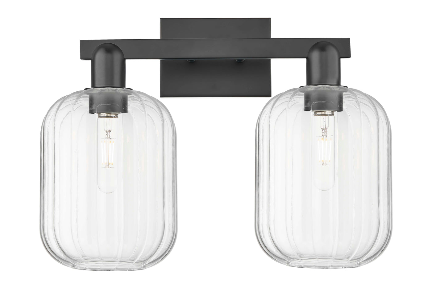 Arcadia Bath Vanity Light Cast Brass Glass