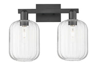 Arcadia Bath Vanity Light Cast Brass Glass