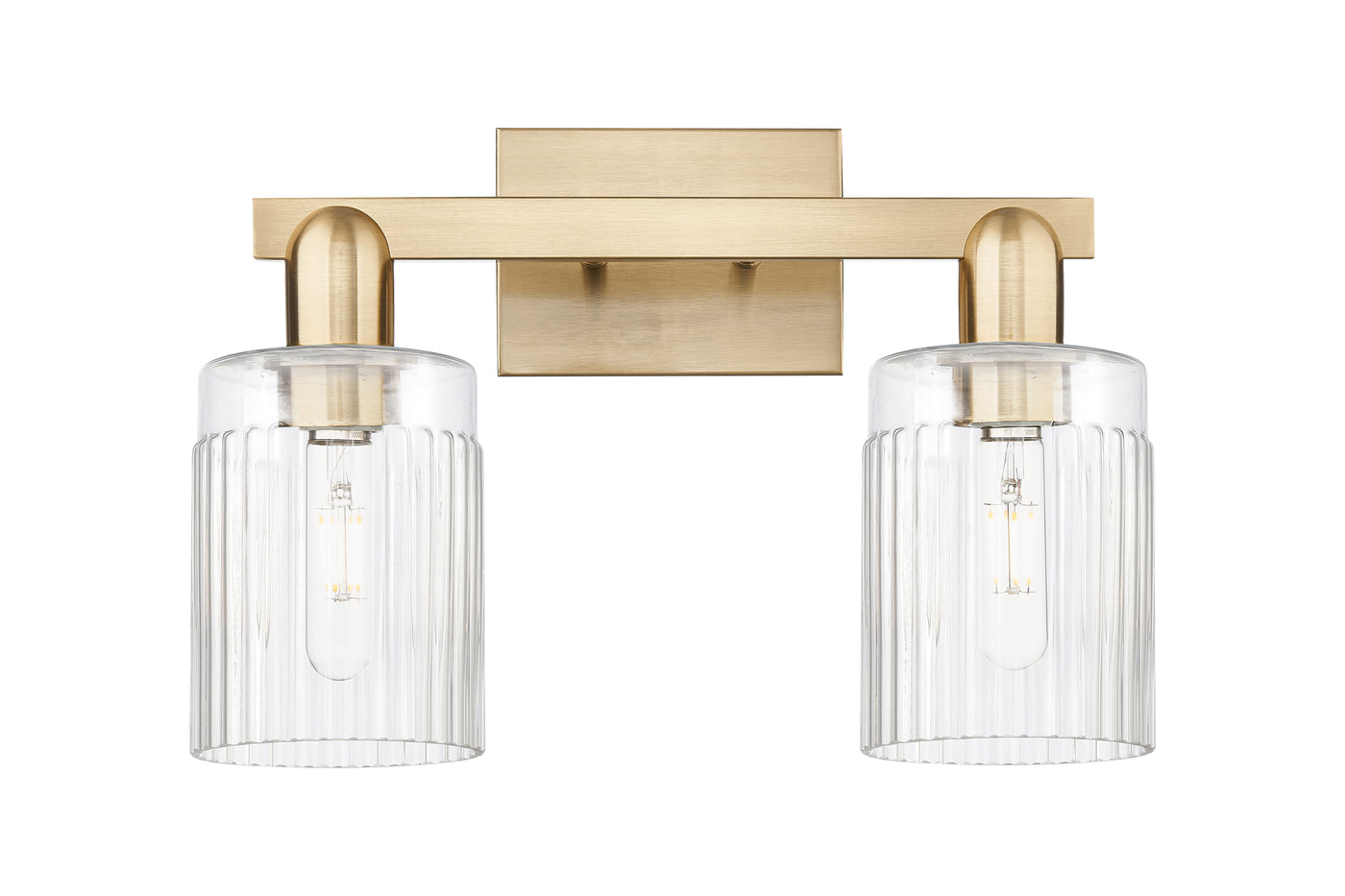 Arcadia Bath Vanity Light Cast Brass Finish