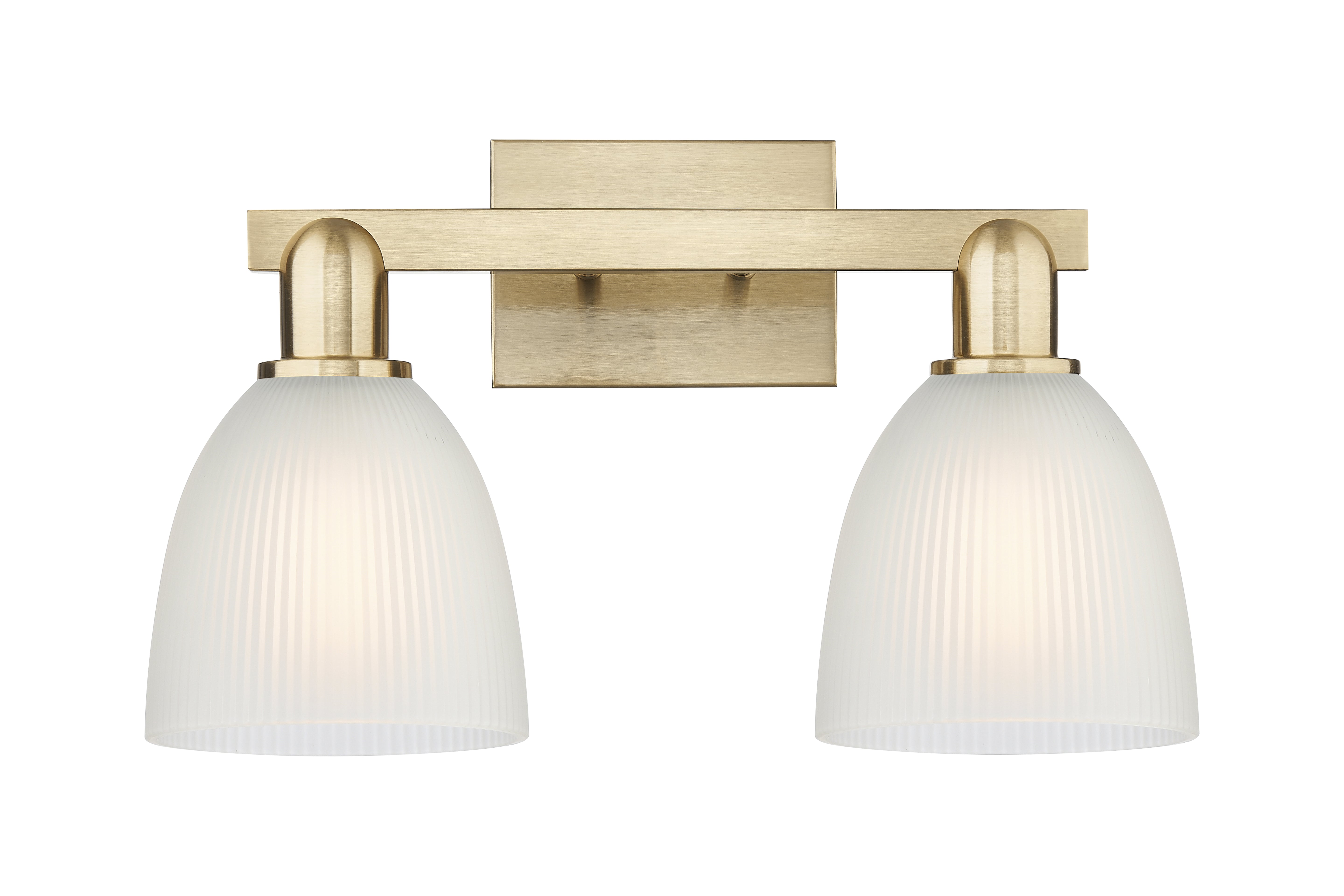 Arcadia Bath Vanity Light Cast Brass Finish