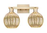 Arcadia Bath Vanity Light Cast Brass Steel