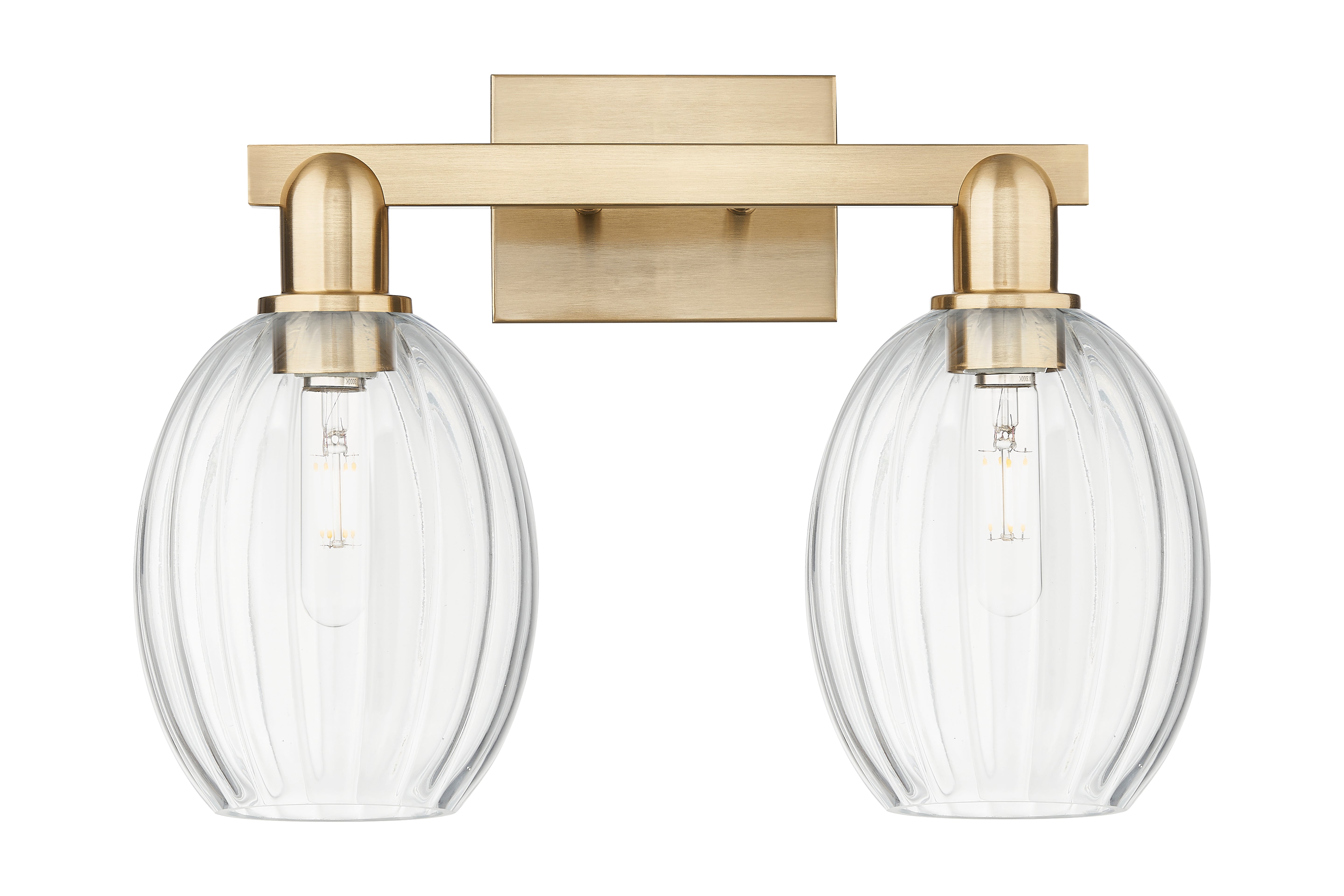 Arcadia Bath Vanity Light Cast Brass