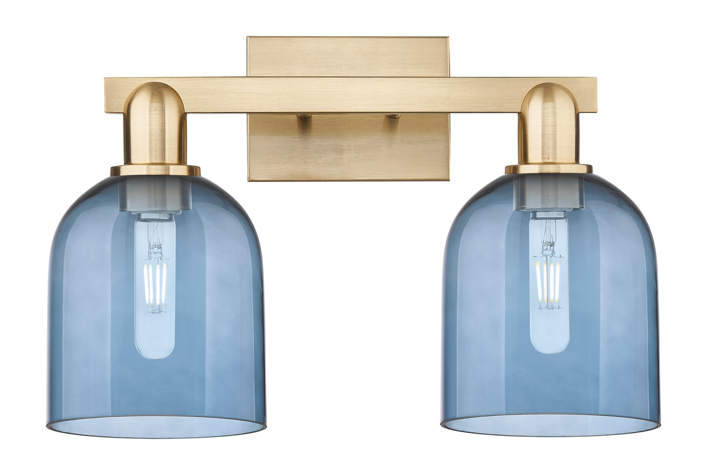 Arcadia Bath Vanity Light Cast Brass Finish