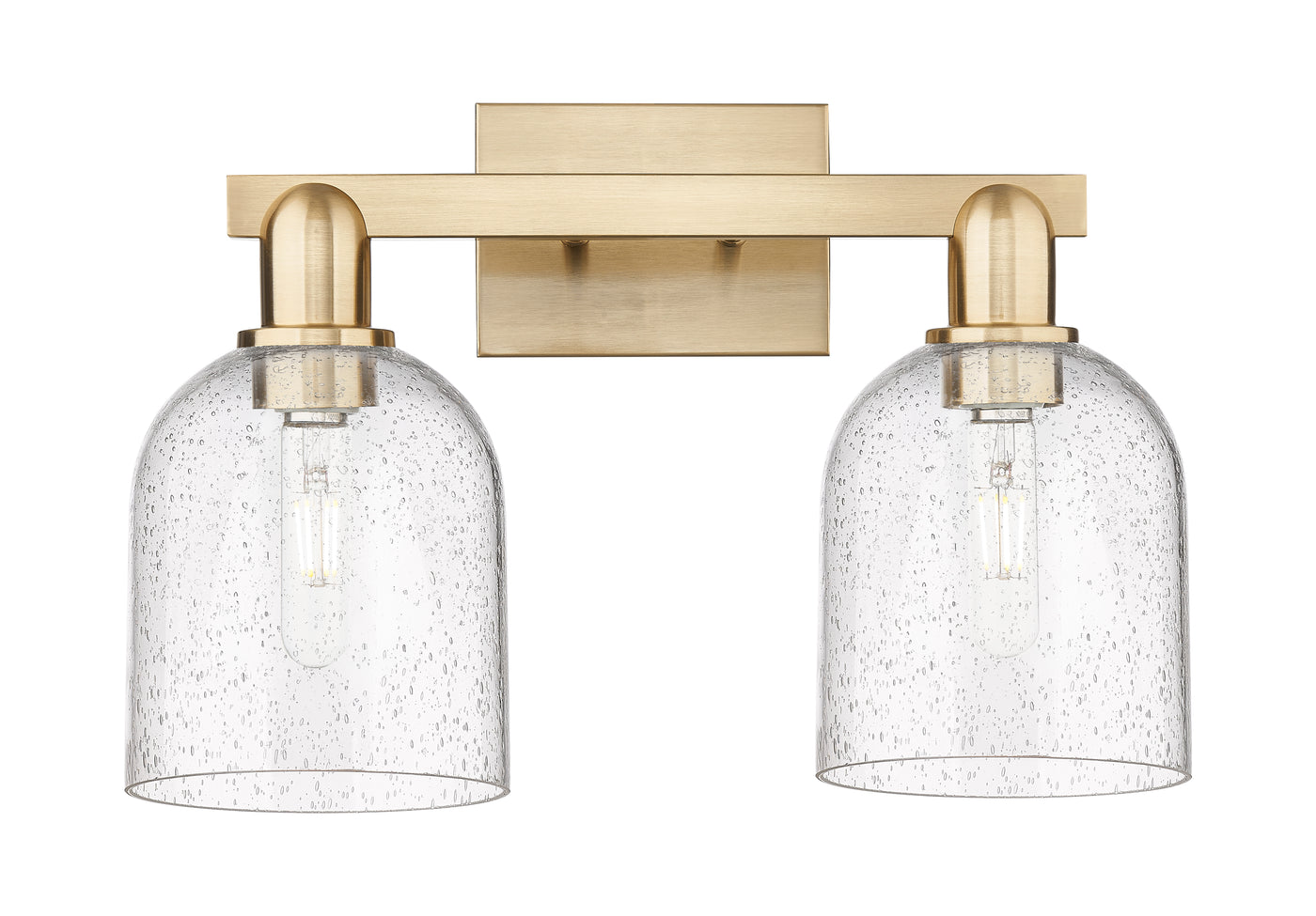 Arcadia Bath Vanity Light Cast Brass Finish