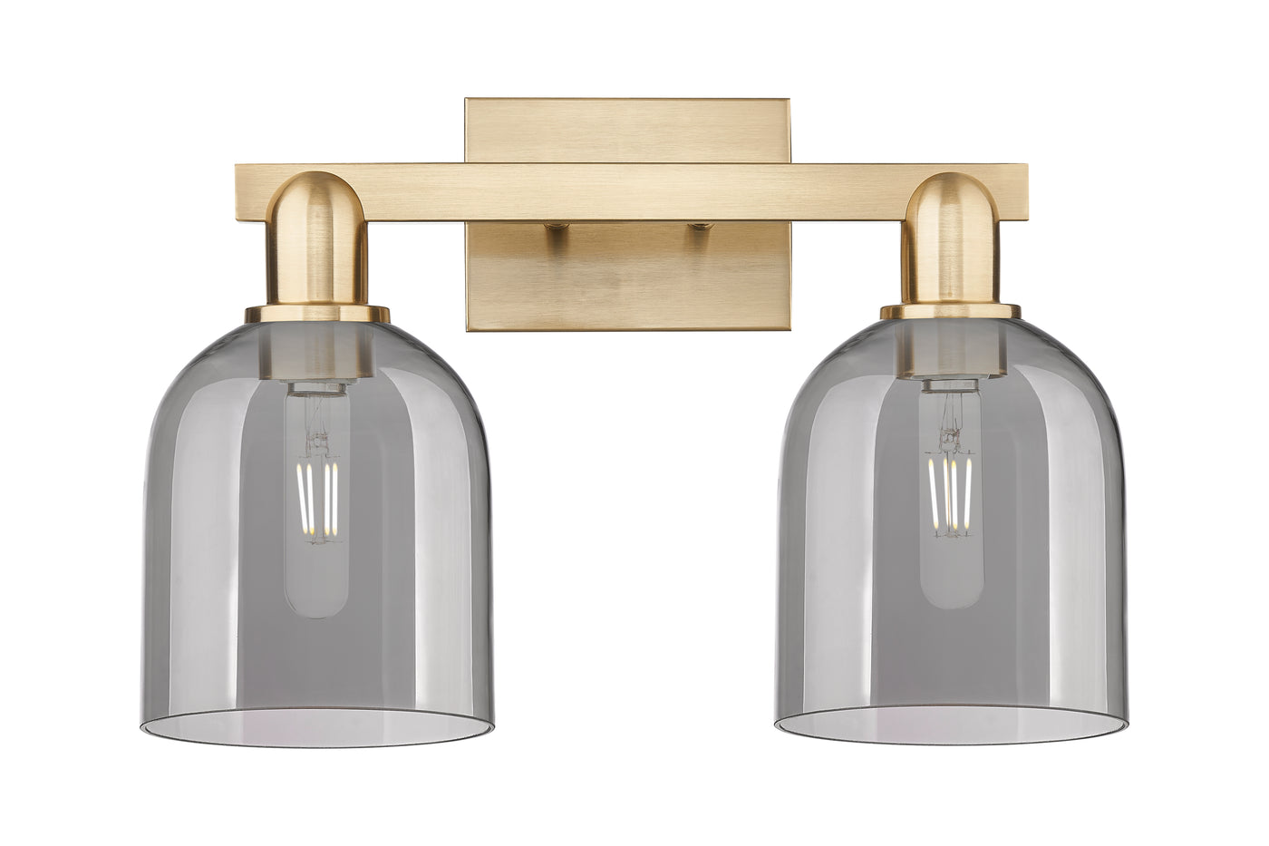 Arcadia Bath Vanity Light Cast Brass Finish