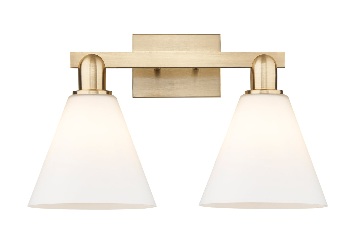 Arcadia Bath Vanity Light Cast Brass Finish