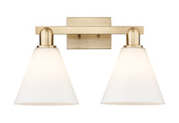 Arcadia Bath Vanity Light Cast Brass Finish