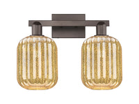 Arcadia Bath Vanity Light Cast Brass Glass