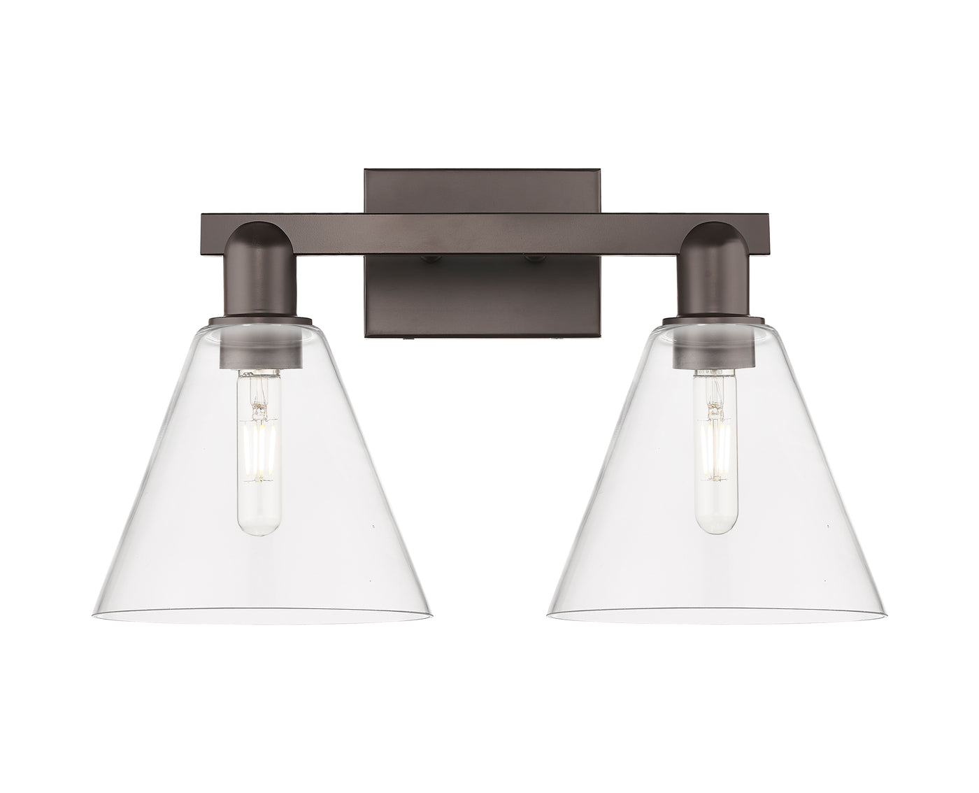 Arcadia Bath Vanity Light Cast Brass Finish