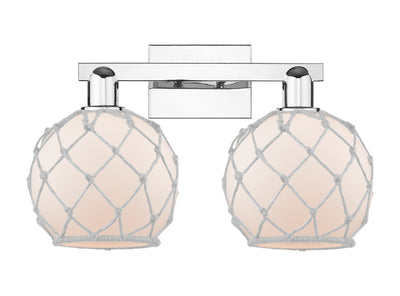 Arcadia Bath Vanity Light Brass Wicker